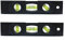 6-inch Magnetische Torpedo Wasserwaage, Schwarz, 2-Stück