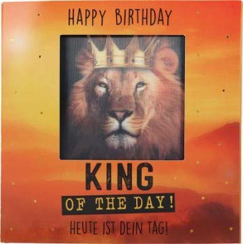 Depesche 11130-026 3D Klapp-Karte mit Musik und Licht, Glückwunsch-Karte zum Geburtstag, ca. 15,5 x 15,5 cm groß, Geburtstags-Karte inkl. passendem Umschlag, innen und außen bedruckt