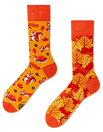 Many Mornings Unisex The Squirrels Mismatched Socken