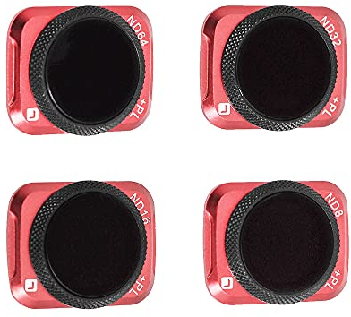 JONGSUN 4Pack ND Filter Set (ND8/PL ND16/PL ND32/PL ND64/PL) Kompatibel mit DJI Mavic Air 2 Drone (Nicht Kompatibel mit AIR 2S)