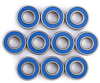 10 pcs Mini Kugellager, 5x11x4mm Rillenkugellager, MR115-2RS Lager Stahl Doppel-abgeschirmt Ersatzteile
