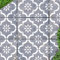 2 x Paving Slab Stencil for Outdoors Patio Makeover - 90x60 cm Jannah 1.5X Large Pattern