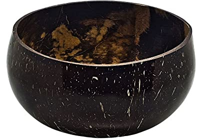 VIE Gourmet Kokosnussschale, mittelgroß, 11–12 cm Durchmesser, mehrfarbig, Einheitsgröße