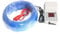 YZ-LIANG Pet heater Greenhouse Plant Aquarium Heating Cable +Temp Controller Breeding Warming Wire Thermostat Underfloor Heating Soil Air Hotline (Color : 100m air heat cable)