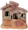 Aneinandergrenzende Häuser, Krippenzubehör, für 3-4 cm Krippe, 15x15x10 cm