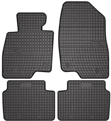 OMAC Gummi Fußmatten kompatibel mit Mazda 3 2013-2018 Automatten Gummi Schwarz 4tlg