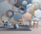 songqians Papier Peint Panoramique Hexagone Géométrique Personnalisé Papier Peint 3D Pour Salon Chambre Décoration Murale