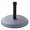 LOLAhome Base de Parasol Gris de 16 kg de Cemento | De Ø 45x5cm con Tubo de Acero | para parasoles de Tubo Ø 30 a 38 mm | Pintura Resina epoxi Anticorrosión | para Exterior, jardín, terraza