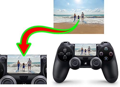 Skins4u personalisierbare Skin Design-Folie für Sony Playstation 4 PS4 Controller Touchpad, Dein Bild individuell selber gestalten im Konfigurator