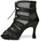 RUYBOZRY Stivali da Ballo Latino Americano Stivaletti da Ballo Salsa e Bachata Donna Suola Scamosciata con Tacchi 8,5cm EU 41