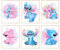 BigWig Prints Lilo and Stitch Poster – Stich-Raumdekoration, Stich-Schlafzimmer-Dekor, Stich-Wanddekoration, Stich-Raum-Dekor für Mädchenzimmer, Stich-Dekor – 6 Stück (20,3 x 25,4 cm), ungerahmt