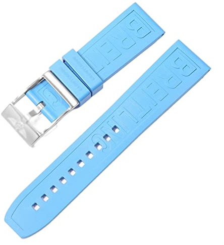 vkeid Für Breitling Navitimer Avenger Dornschließe Uhrenarmbänder Silikon Uhrenarmband 22mm 24mm buntes Armband