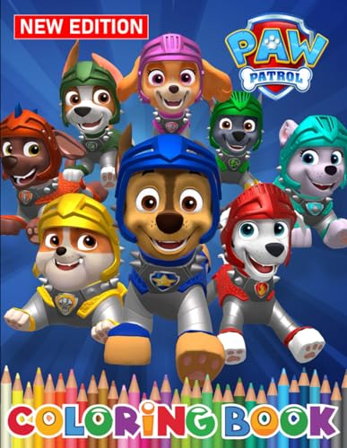 THE PAW PA -TROL LIVE COLORING BOOK