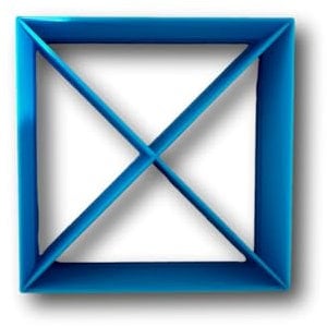 4 x 3.5”x 2.5” Triangle Shape Multi Cutter
