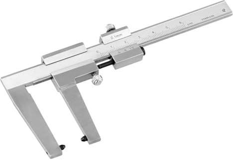 QWORK® Calibre à Coulisse en INOX pour Disque de Frein, 0 à 60 mm, Précision de Lecture 0,1 mm