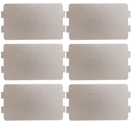 6 Stück Ofenplatten Mikrowelle Ofen Heizung Verdickung Blätter Ersatzteil Verdickungsplatte für schnelles und gleichmäßiges Erhitzen