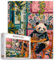 Tier 1000 Stück Puzzles für Erwachsene Niedlicher Panda Malerei Jigsaw Puzzle Warme Küche Szene 1000 Stück Puzzles Spiel Home Wall Decor DIY Handwerk Tropische Blumen Pflanzen Puzzle Kunst Boho