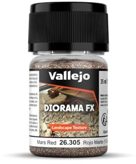 Vallejo AV Diorama FX 35 ml, Landschaftsstrukturen, Marsrot, 1-2 mm