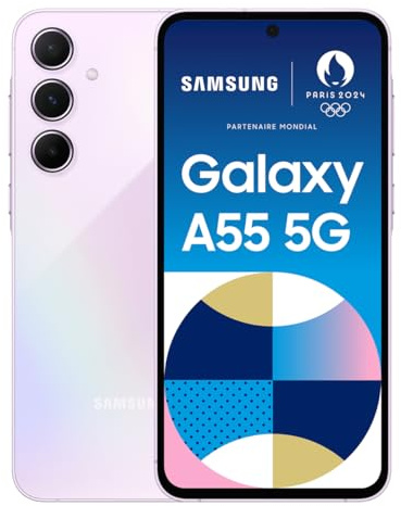 Smartphone SAMSUNG Galaxy A55 5G SM-A556B 128GB Lavander (Ricondizionato)