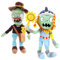 FISAPBXC Plants Vs Zombies Plush, Cute Soft Stuffed Toys, Cuddly Doll Kawaii Plushie Dolls, Children's Toys Boys Girls 2PCS