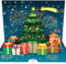 papercrush® Pop-Up Weihnachtskarte mit Musik & Licht - Musikalische 3D Geschenkkarte mit Weihnachtsbaum und Jingle Bells für Frauen, Männer und Kinder (Mädchen & Jungen), Verpackung für Geldgeschenk