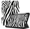 Custodia Per Ipad Air 3 (10,5Pollici 2019) Con Portapenne, Cover Sottile A Tre Ante Per Tablet Con Accensione/Spegnimento Automatici, Texture Della Pelle Di Zebra