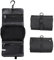 Cozary Trousse de Toilette – Design Pliable – Tissu Oxford Durable – avec Crochet Robuste – Trousse de Maquillage Compacte – Idéale pour Voyage, Affaires, Camping, Fitness – Noir
