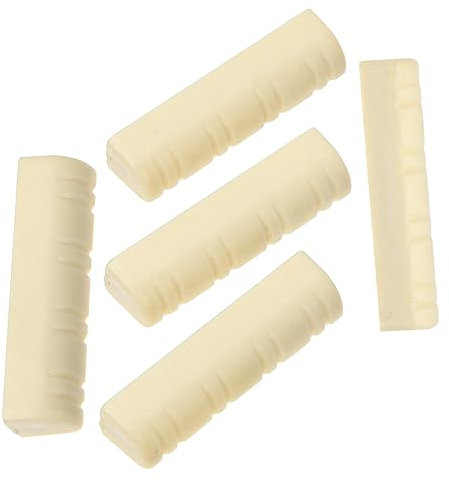 CATIEBYE 5pcs Mandolin String Nut Replacement Slotted Nuts for Improved Tone Performance Essential Accessories for Mandolins High-grade Material Easy Installation