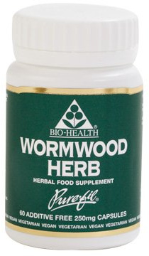 Bio-Health Wormwood Herb 250mg, Digestive & Detox, 60 Capsules | Detoxifying Formula that Supports Digestive Health and Appetite, Suitable for Vegetarians and Vegans, Additive Free