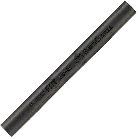 Faber-Castell 129900 Rei�kohle Pitt fettfrei, medium
