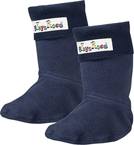 Playshoes Calcetines Para Botas, Calcetines De Bota De Goma Unisex niños, Azul Marino, 18/19 EU