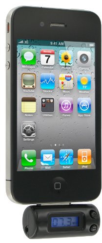 Kit FM Transmitter Compatible with iPod/iPhone/iPad Devices - Black