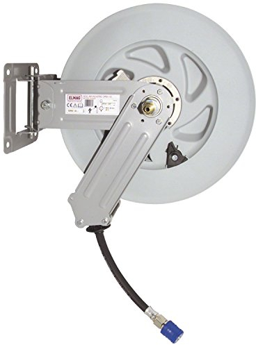 Elmag 42185 Schlauchaufroller automatisch | Industrie Open | 18m Schlauch (10x15mm)
