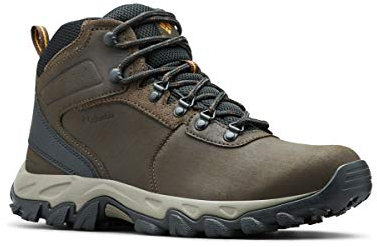 Columbia Newton Ridge Plus II WP wasserdichte Wanderstiefel für Herren, Braun (Cordovan x Squash), 40.5 EU