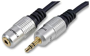 PRO 3.5mm Mini Stereo Jack Headphone Extension Aux Lead Audio Cable 1m 2m 5m 10m (10 metre)