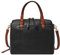 Fossil Damen Rachel Satchel Geldbörse Handtasche für Frauen, Schwarz, Einheitsgröße
