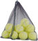 Speeron Tennisball Hund: 12er-Set Tennisbälle für Fortgeschrittene, 65 mm Ø, gelb, Tragenetz (Anfängerball für Tennis, Spielbälle)