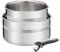 Jamie Oliver by Tefal Ingenio 3-teiliges Pfannenset, Topfset Induktion, Edelstahl, Pfanne abnehmbarer Griff, vielseitig, platzsparend, backofenfest, für alle Herdarten geeignet, L95693