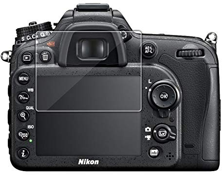 Kepuch 2 Pack Gehärtetes Glas Bildschirmschutz für Nikon D7100/D7200/D850/D500/D750/D810/D800/D610/D600