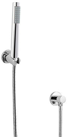 Milano Mirage Pencil Hand Shower Handset Hose Wall Bracket Outlet Elbow - Chrome