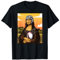 Mona Lisa liebt Rugby! Lustiger Rugby-Fan T-Shirt
