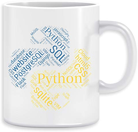 Python Programmierer & Entwickler T-Shirt & Kapuzenpullover Neu Kaffeebecher Becher Tassen Ceramic Mug Cup