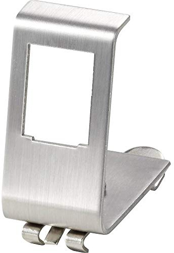 Renkforce Hutschienenadapter 1-Fach Weiß, Edelstahl