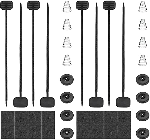 Mellbree Fan Mounting Kit, 2-Pack Electric Radiator Fan Mounting Kit Compatible for Electric Cooling Fan and Transmission Cooler