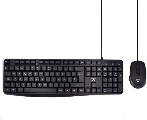 Ewent EW3006 teclado USB QWERTY Español Negro