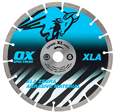 OX Tools Trade XL Abrasive Diamond Blade - 230/22.23mm, Blue