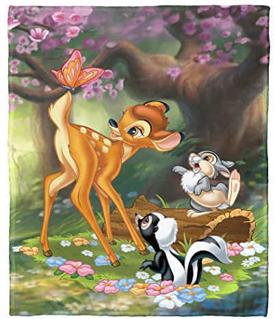 Northwest Silk Touch Überwurfdecke, 127 x 152,4 cm, Bambi – Sweet Bambi Dear