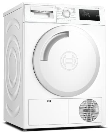 Bosch WTH85V07II Serie 4, Asciugatrice a pompa di calore, capacità 7 kg, EasyClean, Auto Dry, Programma Rapido