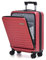 TydeCkare 20 Handgepäck mit Laptopfach, 55x40x20cm, Airline Kompatibel, 34L Hartschalenkoffer Klein, Leicht, 4 Rollen, mit TSA Schloss, Rotwein