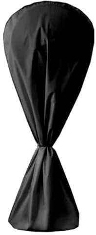 Comphic Floor Fan Cover Waterproof Dustproof Black 145x75cm